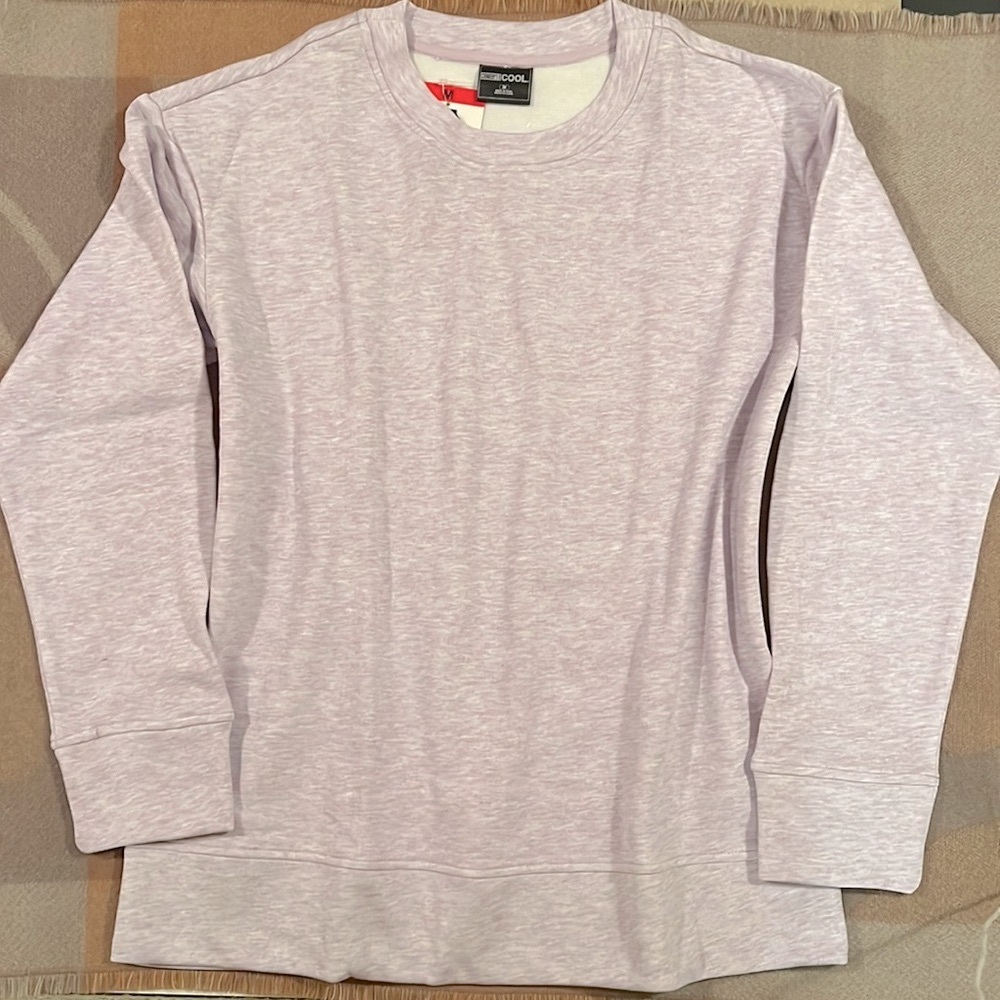 New! 32° butter soft Lilac Crewneck, M